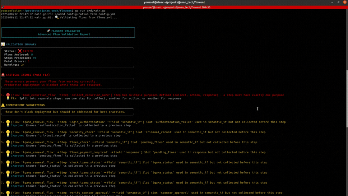 Flowent Validation Reports